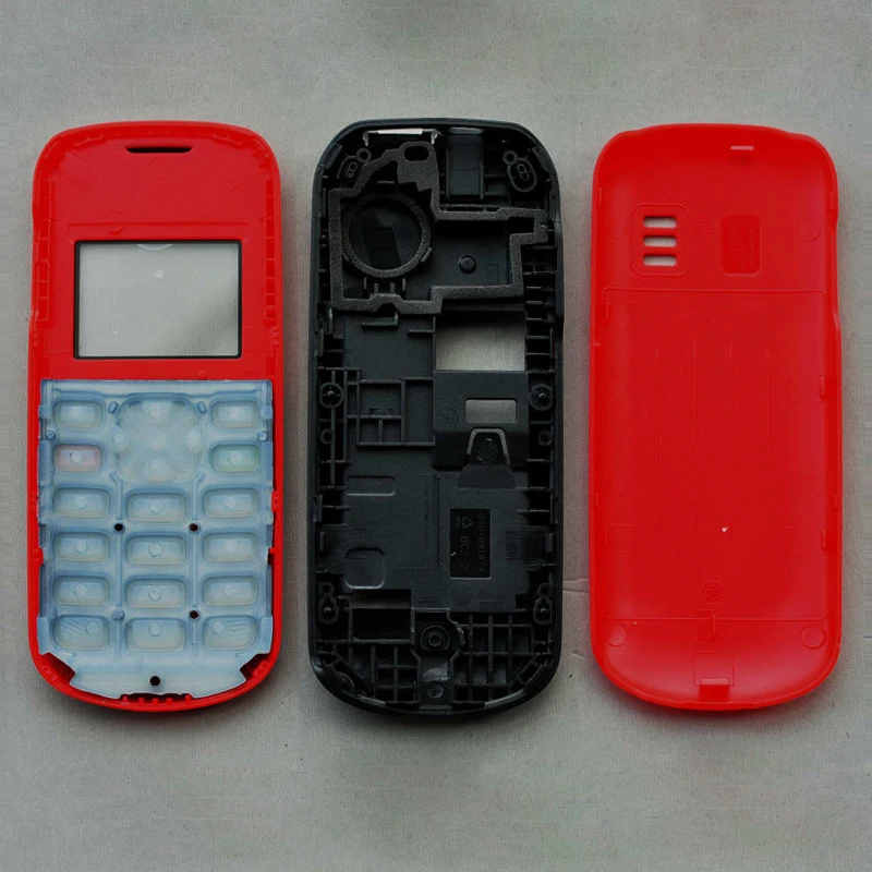 Крышка аккумулятора для Nokia 1280 Корпус Передняя средняя задняя крышка+ клавиатура