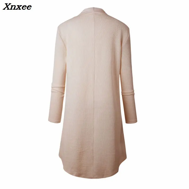 Новинка 2018 осенне-зимний женский элегантный кардиган с водопадом джемпер