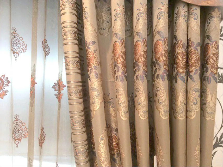 2017 kitchen door curtains cortina infantil tulle thread wedding stage chinese with sheer | Дом и сад