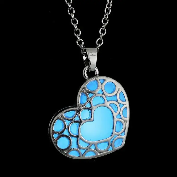 2015 Creative Accessories Women Fashion Collares Ladies Long Necklace Chain Charming Cute Blue Moon Heart Necklaces Pendants | Украшения и