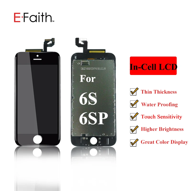 EFaith INCELL ЖК-дисплей для iPhone 6 S 6SP или Plus сенсорный экран дигитайзер сборка Замена с