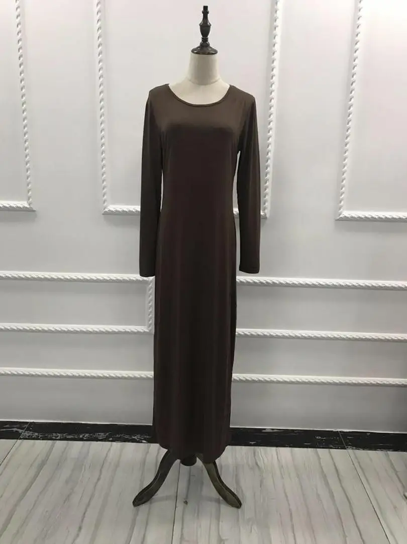 Элегантный взрослый мусульманин чистый цвет Абаи арабское турецкое Сингапур