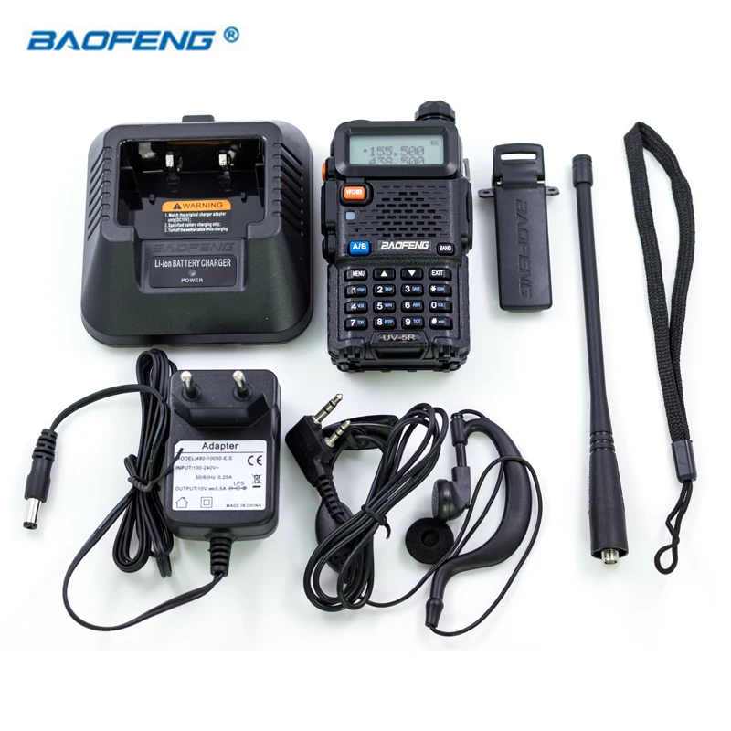 UV 5R Baofeng HAM CB радио рация двухдиапазонный UV5R портативный приемопередатчик VHF FM