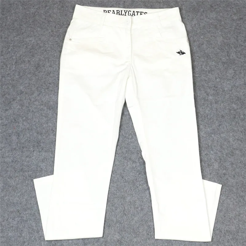 Новые женские штаны для гольфа с одной маленькой сумкой жемчужными воротами