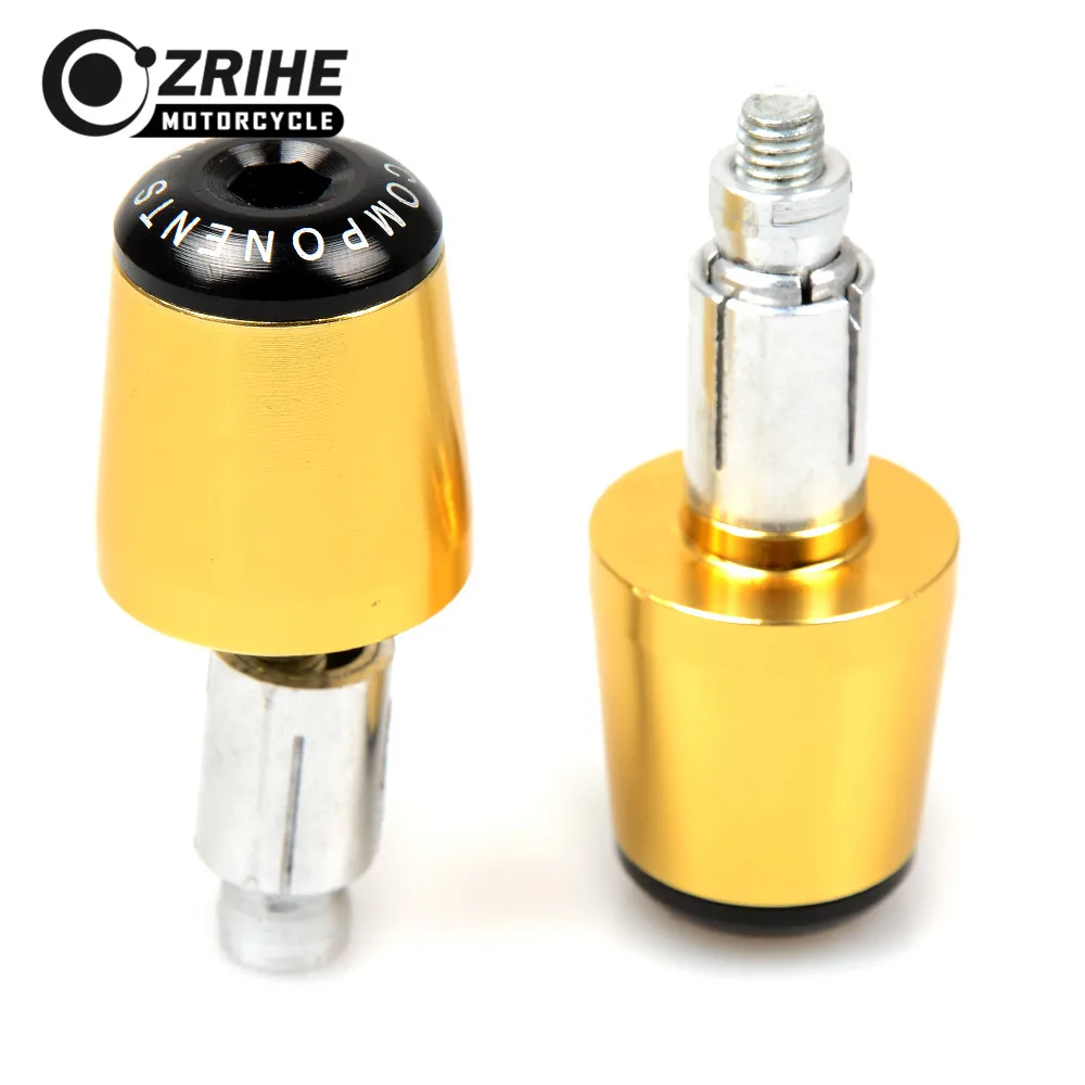 Новый CNC Заготовка 7/8 '✢ мм руль мотоцикла ручки бар концы слайдер оранжевый
