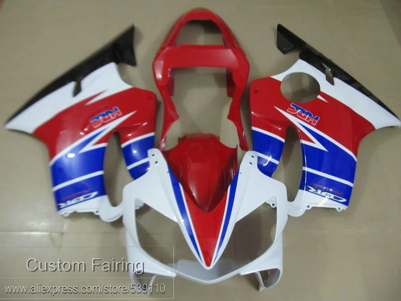 

New hot injection mold fairing kit for Honda CBR600 F4I 01 02 03 red white blue fairings CBR600 F4I 2001-2003 SD03