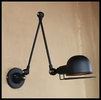 e14 vintage lamp Jielde black Metal 2 Arms Industrial wall lamp Loft Style wall Light