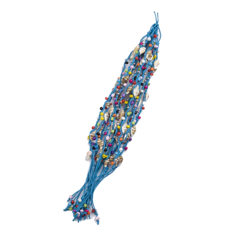 Браслеты ручной работы JINSE модные браслеты с улиткой ракушками бусинами звеньями