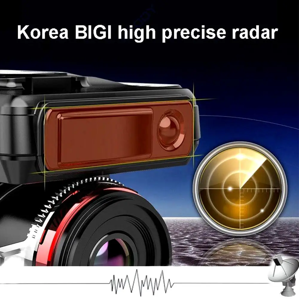 2020 2 в 1 HD 1080P Автомобильный видеорегистратор камера рекордер Радар лазерный