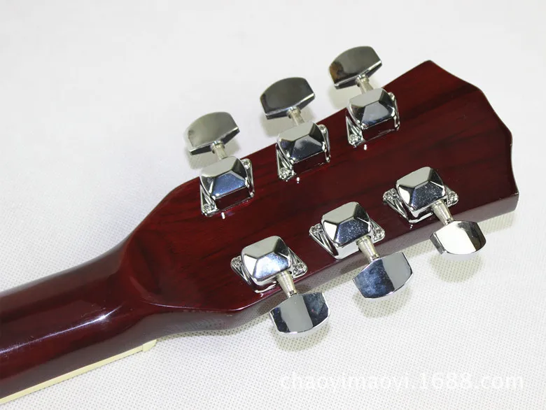 Гитара акустическая электрическая стальная струна тонкое тело Flattop Balladry поп-фолк 40 дюймов гитара 6 струн красный свет Cutaway электро