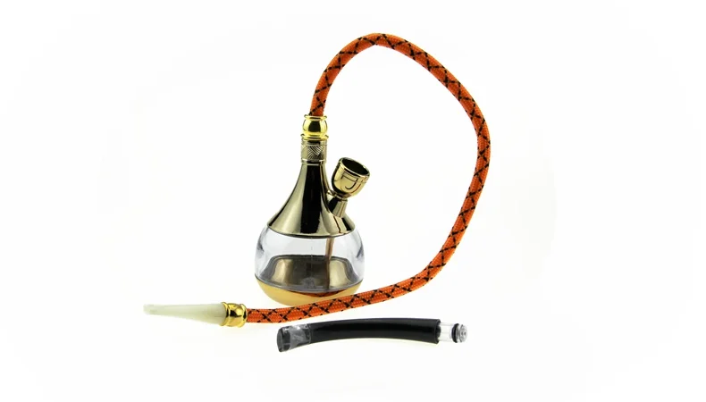 

5pcs Arab shisha Hookahs water pipe herb tobacco Water smoking glass pipe smoke cycle dual Purpose Gift box cigarette holder