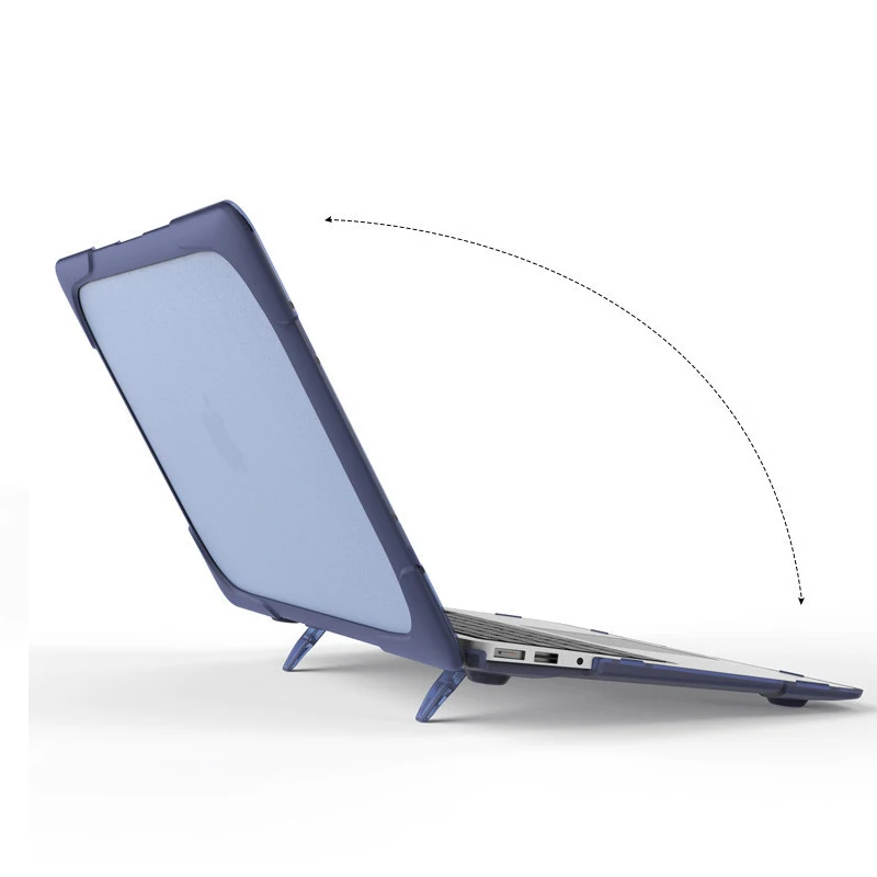 Чехол для ноутбука с откидной подставкой Macbook air Pro Retina 11 12 13 15 A1706 A1708 A1989 матовый
