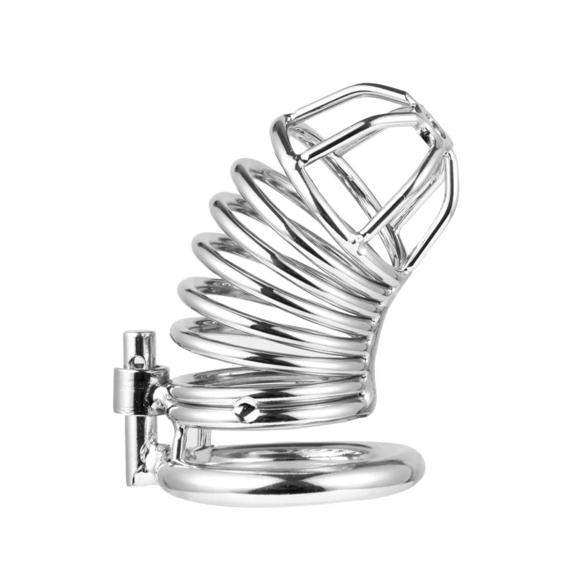 Металлическая клетка для пениса Мужской Целомудрие устройство петух Пояс