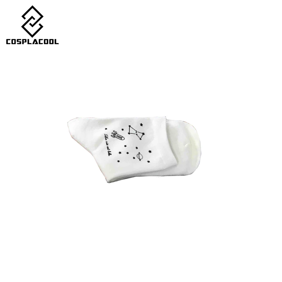 Женские носки с принтом [COSPLACOOL] осенне зимние Повседневные Дышащие мультяшным
