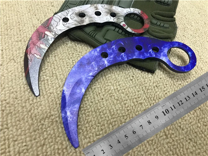 Не острый тренировочный нож karambit тактический для повседневного использования