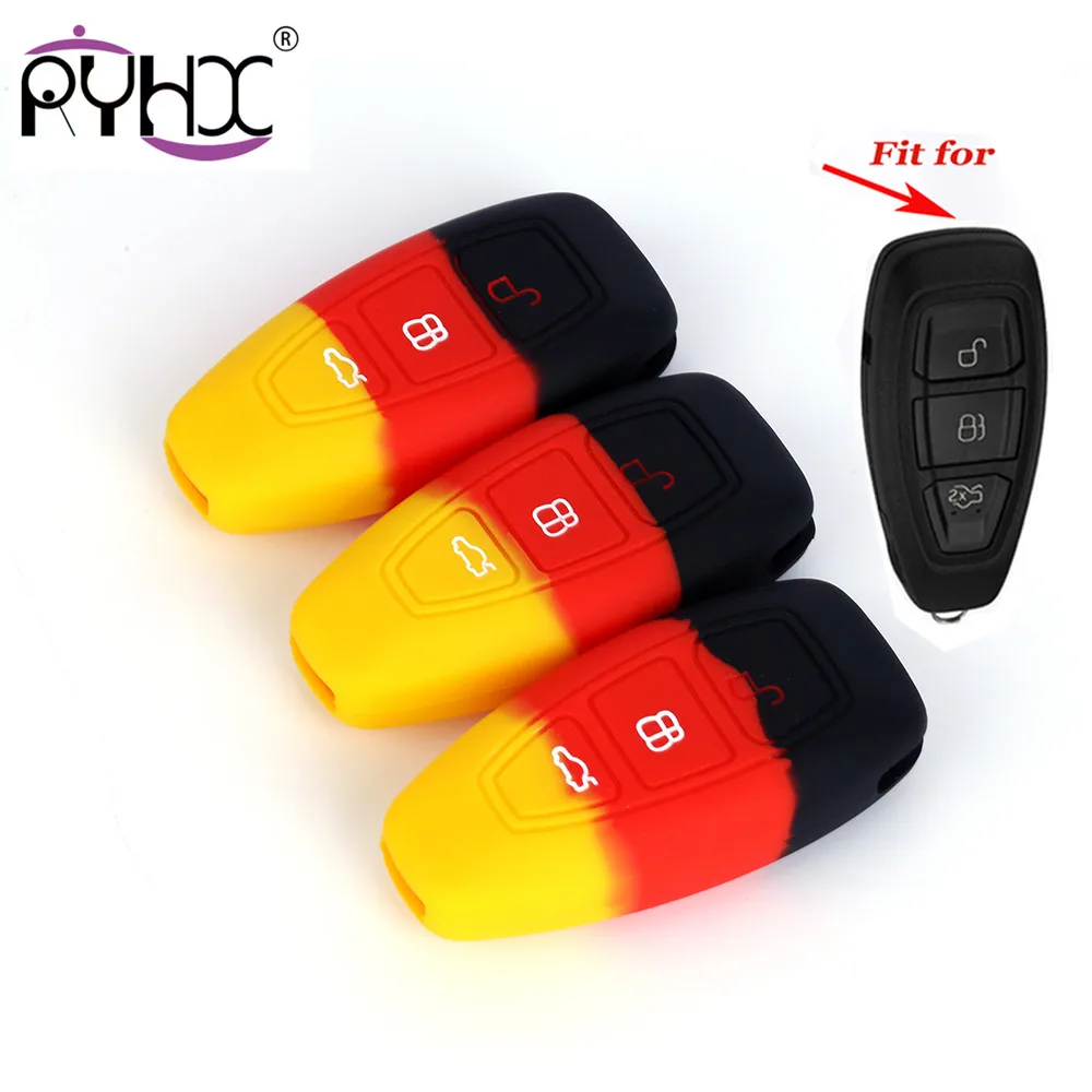 Colorized American flag RYHX manufacturers auto car silicone key case cover with cheap price For Mondeo | Автомобили и мотоциклы