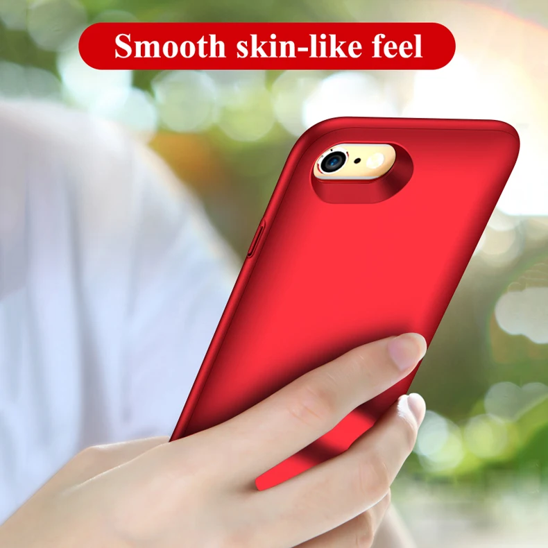 Nohon Чехлы для зарядки аккумуляторов для Apple iPhone 6S 6 7 7G 2500 мАч внешний резервный внешний Ультра тонкий портативный аккумулятор