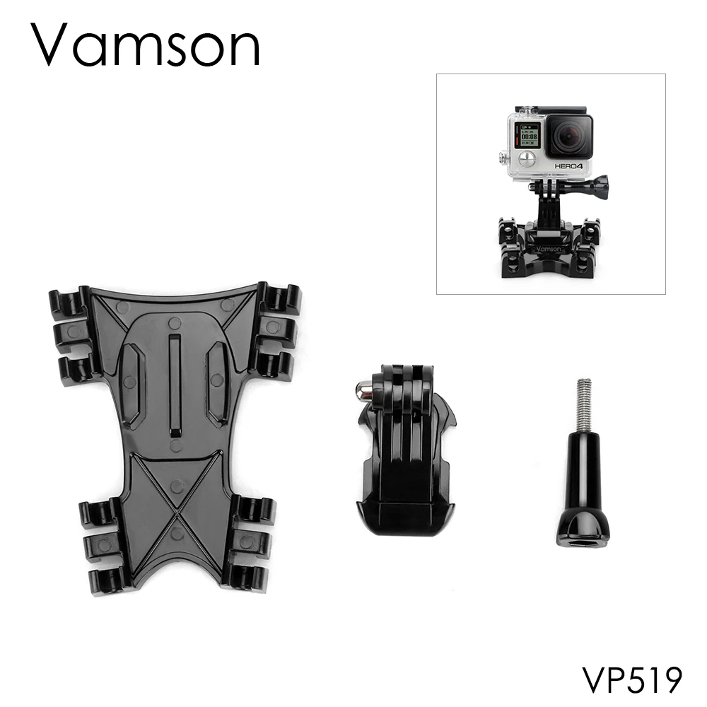 

Аксессуары для кайтбординга Vamson для GoPro Hero 8, 7, 6, 5, с J-образным крючком, для камеры YI 4K, Sjcam VP519