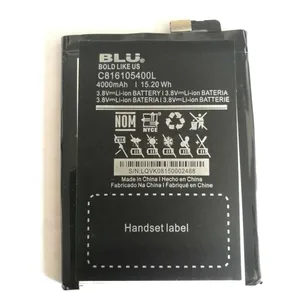 New 3.8V 4000mAh Replacement C816105400L Battery For Blu Energy X E010Q
Baterij Batterie Cell Phone Batteries 4.84 USD