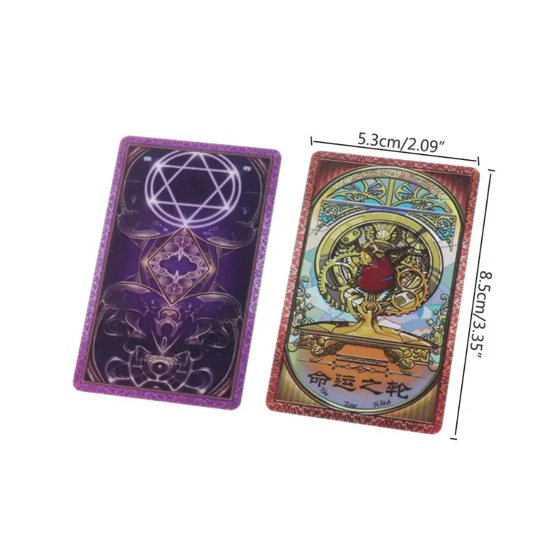 Креативный ПВХ водонепроницаемый Таро мифический Fate divination для Фортуны карточные игры