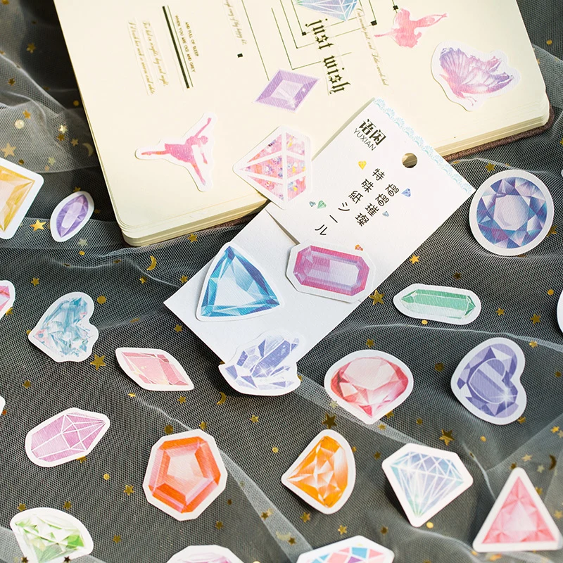 50 шт./лот фантазия планеты алмазное украшение бумажная наклейка DIY альбом дневник