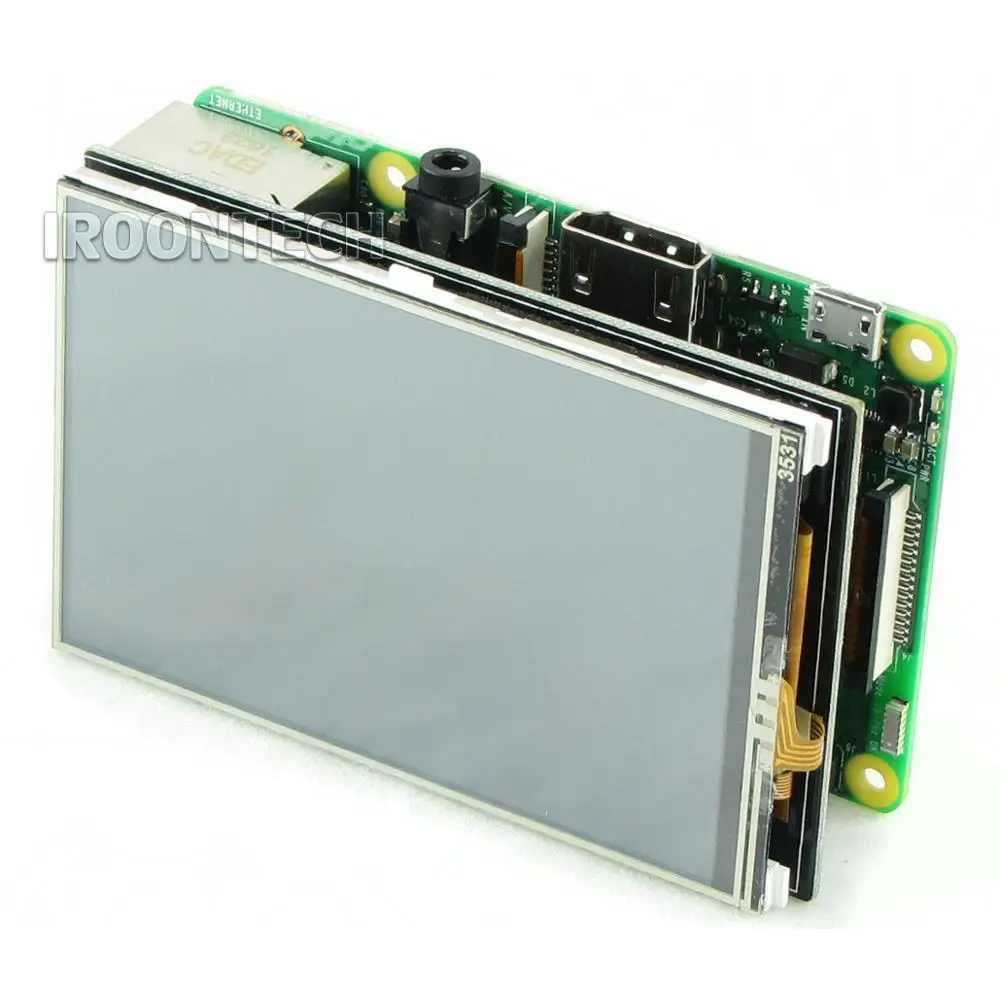 Raspberry PI 3 Модель B 5 &quotдюймовый TFT ЖК дисплей с сенсорным экраном по интерфейсу SPI.