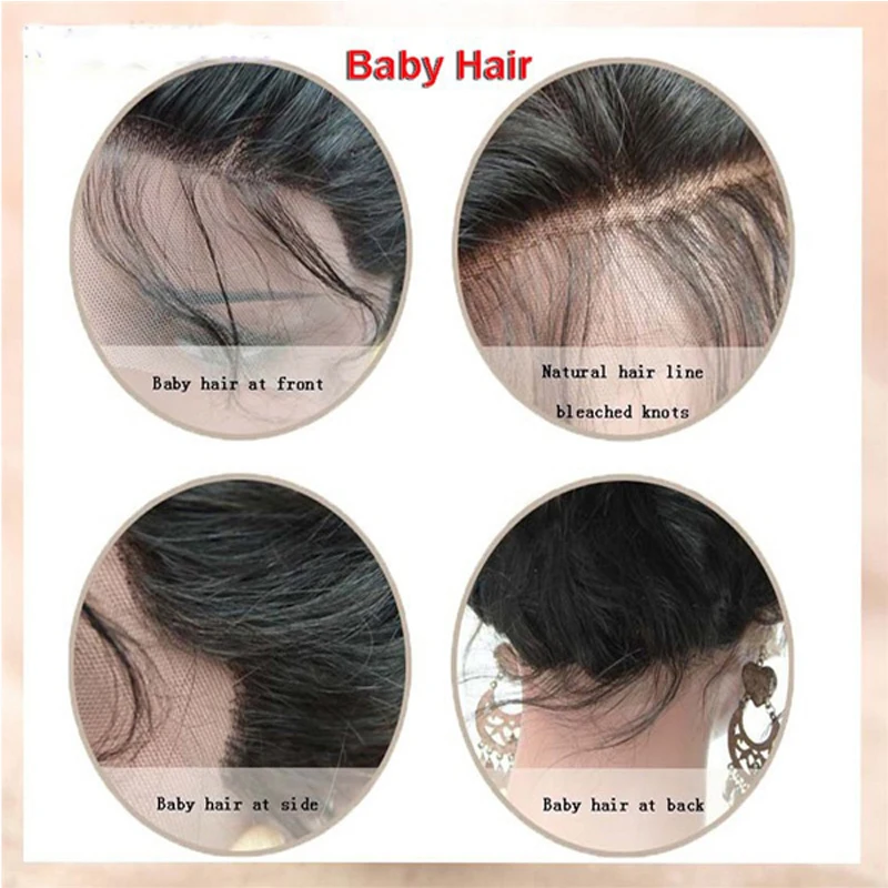 Новое Прибытие Парик Фронта Шнурка С Ребенком Волосы 8А Естественная Волна