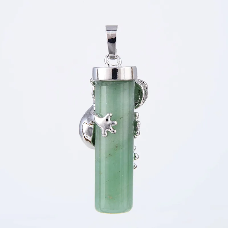 Модное ювелирное изделие колонна из натурального камня аметисты ожерелье