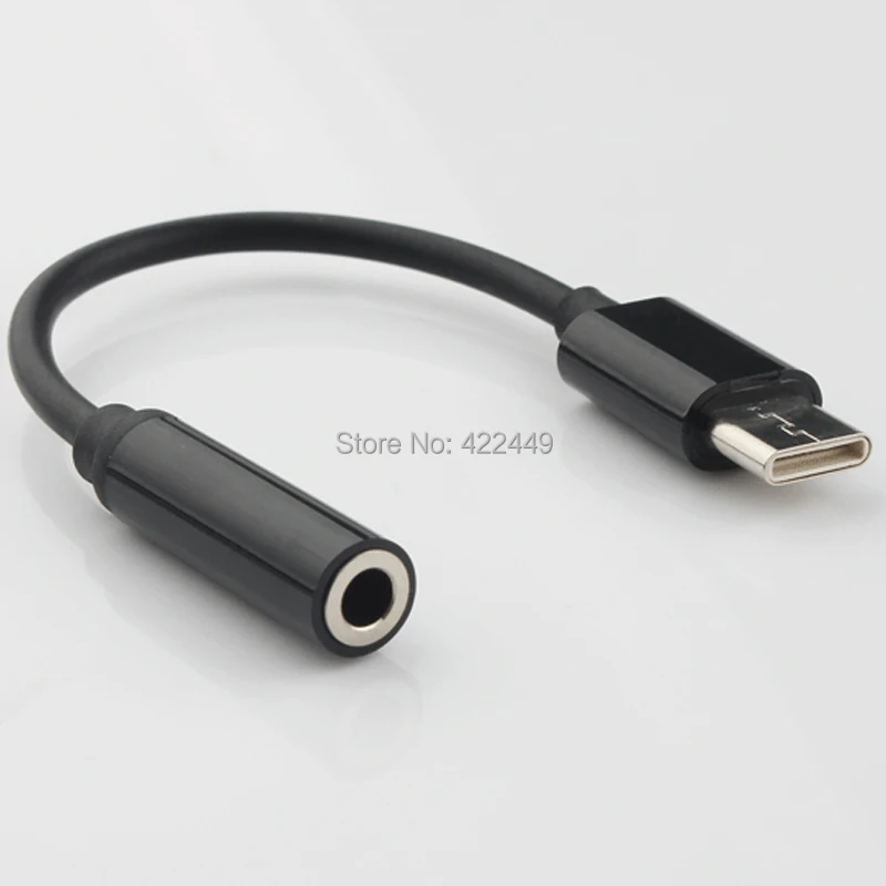 10 шт./лот USB 3 1 Тип C аудио кабель для 5 мм Aux Наушники разъем наушников
