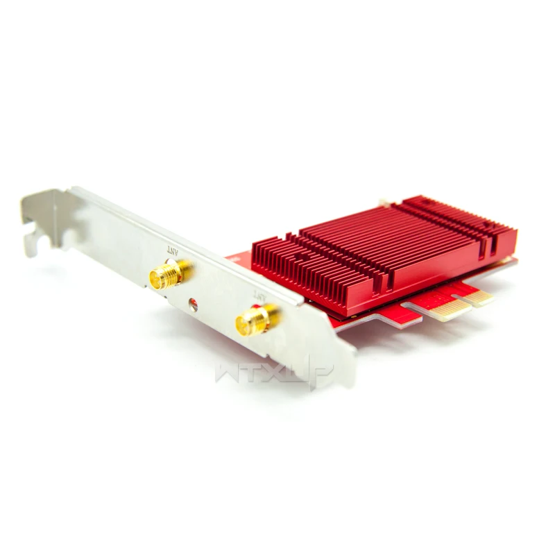 AX200NGW для Intel AX200 2400 Мбит/с 802.11ax PCIe 1X беспроводная сетевая карта Bluetooth 5,0 Настольный WLAN адаптер MU-MIMO для Win 10