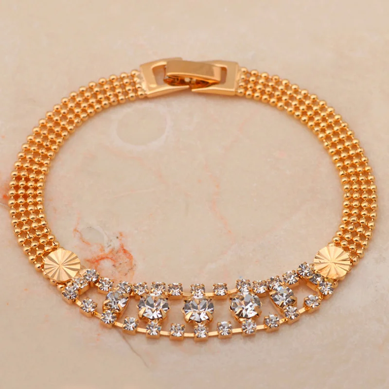 Новый 2017 Сияющий Стиль Золото подвеска с гравировкой Браслеты для здоровья