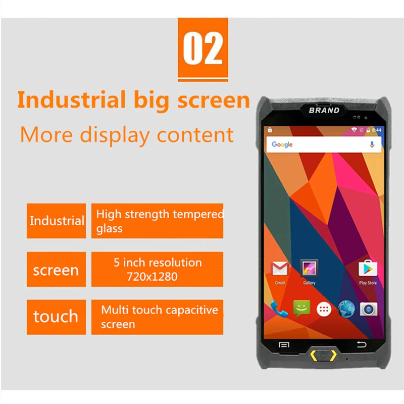 Android 6,0 прочный КПК 4G Портативный pos-терминал 1D 2D NFC RFID считыватель беспроводной сканер штрих-кодов Wifi Bluetooth gps сборщик данных