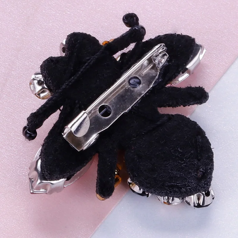 Женская Брошь в виде пчелы ALLYES брошь с кристаллами Ювелирное Украшение для