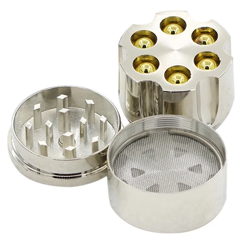 2015 New 3 Layers Bullet Shape Herbal Cigar Tobacco Grinder Smoke Crusher Hand Muller 1VDF | Дом и сад