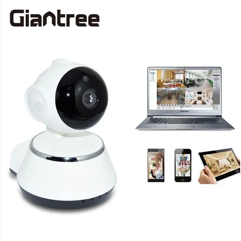 Giantree 1 миллион пикселей HD WiFi камера беспроводная безопасности Детский монитор Pan