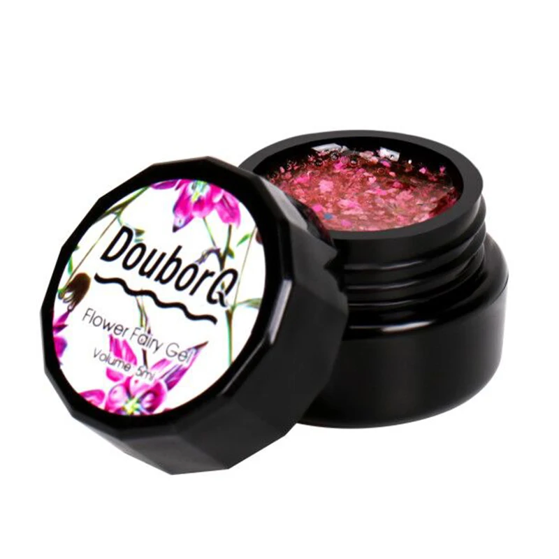 Горячий 1 шт сухой цветок УФ гель лак для ногтей светодиодный прозрачный дизайна