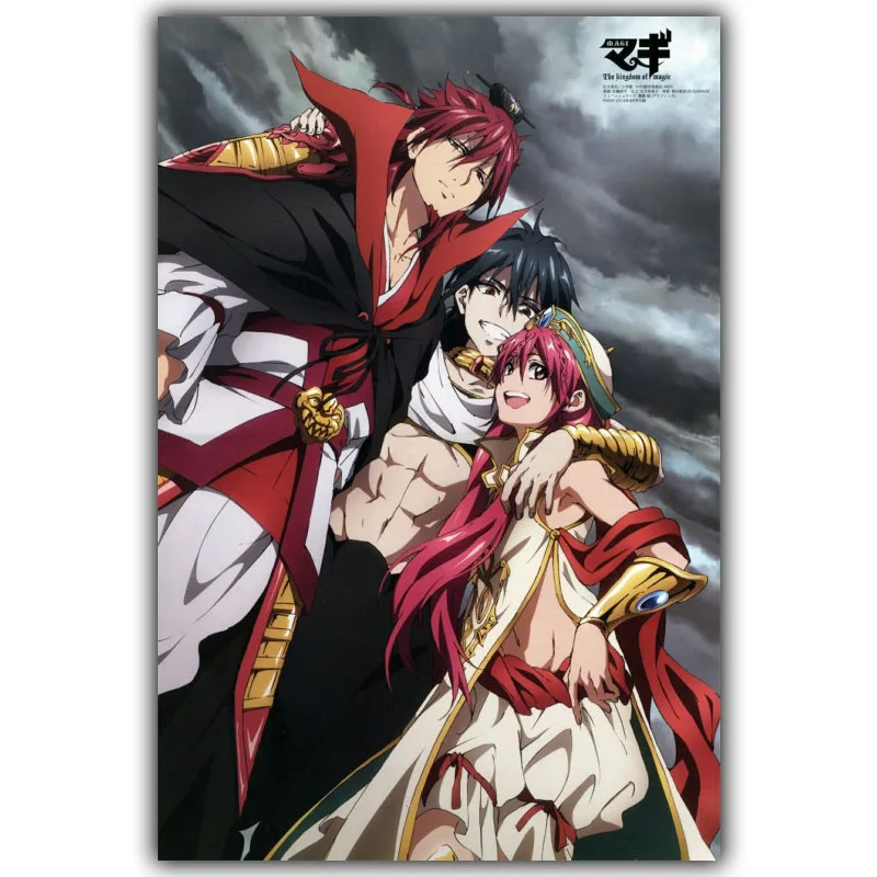Magi The Labyrinth of Magic холст из шелковой ткани с принтом японского аниме постер для
