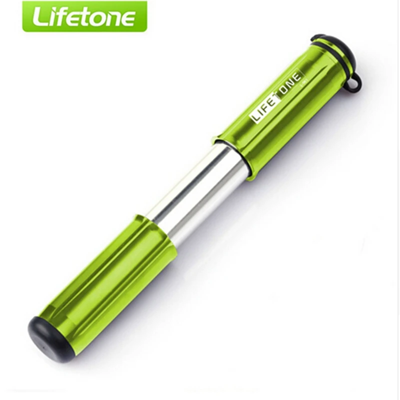 Велосипедный мини насос LIFETONE велосипедный из сплава нержавеющей стали