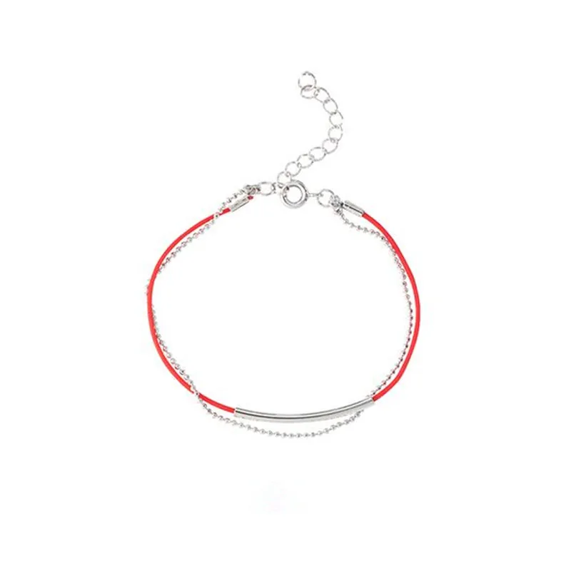 red Корейский Bangtan для мальчиков Kpop браслет Jimin JUNGKOOK V ссылка Натуральная кожа красная веревка браслеты с подвесками для женщин мужчин ювелирные изделия - Окраска металла: red