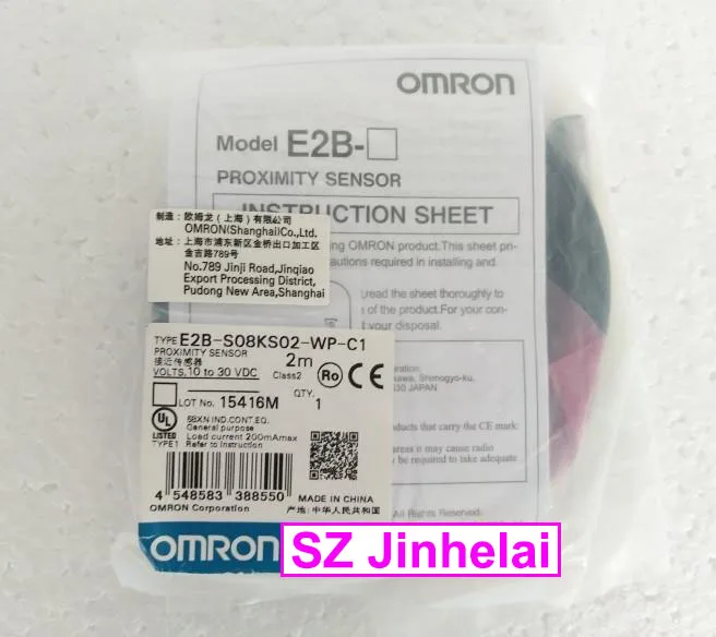 

Новый и оригинальный датчик приближения E2B-S08KS02-WP-C1 OMRON, датчик приближения, 10-30VDC 2 м
