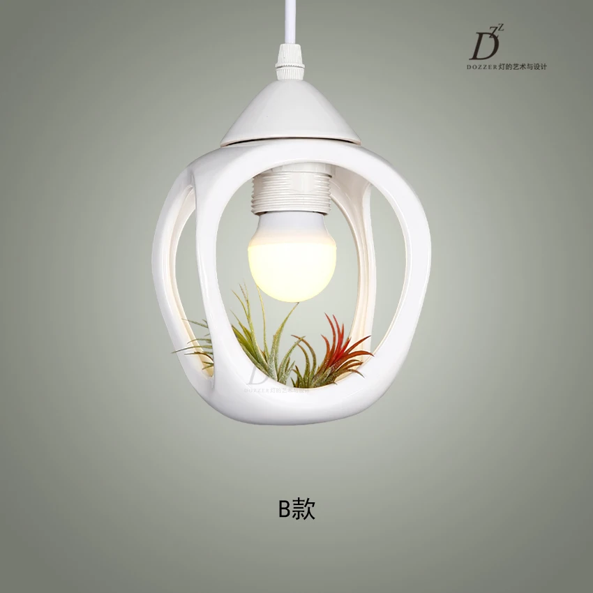 Современная Подвесная лампа для сада растений креативная люстра в скандинавском