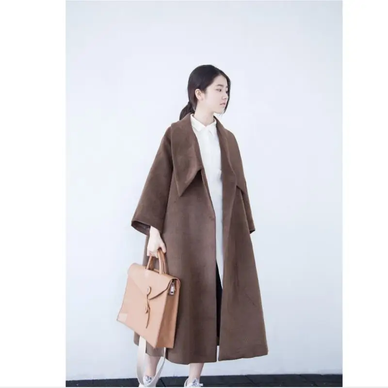 Европейский станция 2017 зима модные женские туфли новое пальто 7 минут с длинным