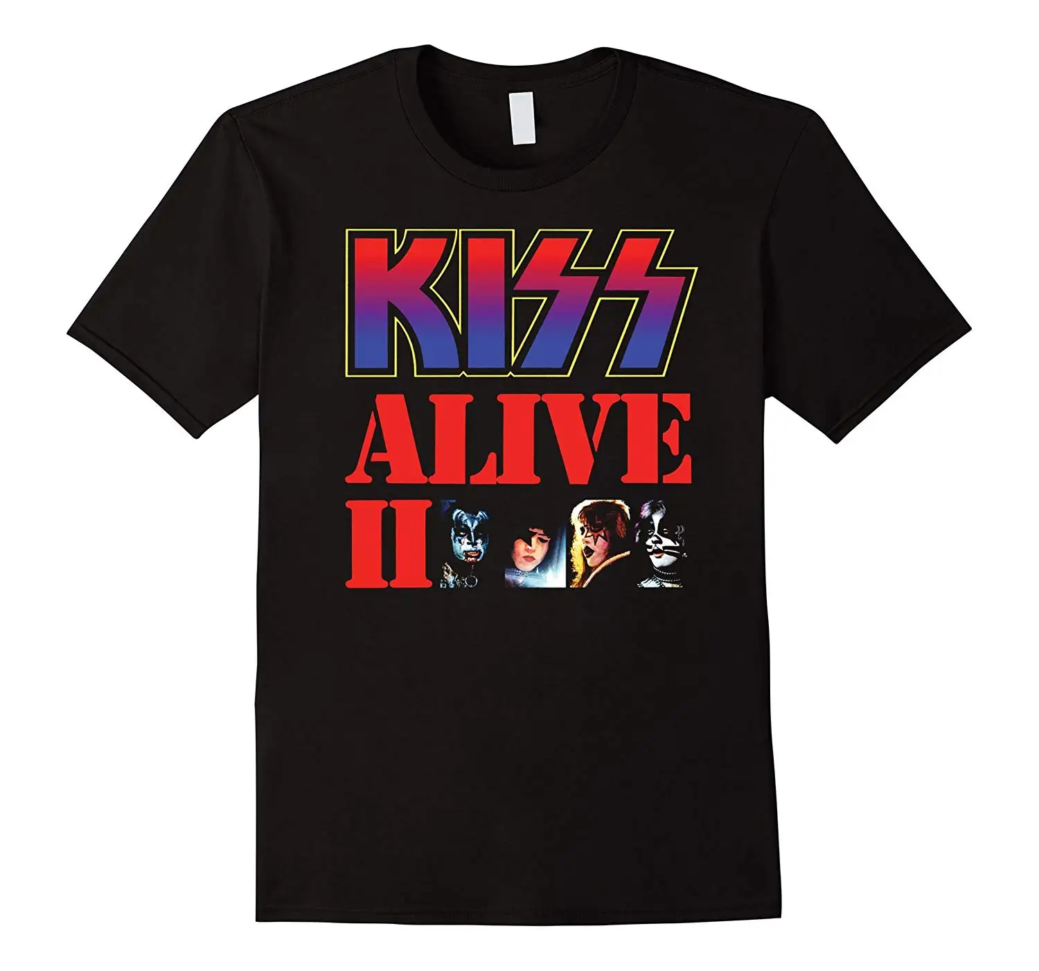 KISS 1977 живой II футболка|Мужские футболки| |