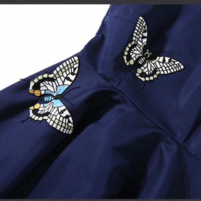 Новые летние модные женские животного платье с вышивкой Большие размеры девушка