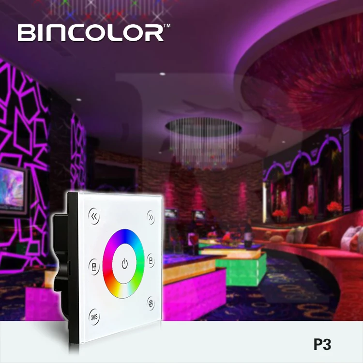 DC12V 24V 3CH сенсорный Панель RGB Управление Диммер Smart RF беспроводной дистанционный