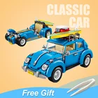 LOZ классический автомобиль синяя модель спортивного автомобиля 1:18 Блоки Автомобиля игрушечная фигурка подарок на день рождения для детей мальчиков девочек женщин подруг