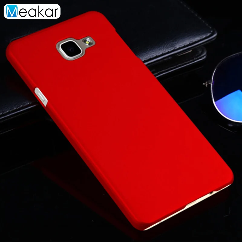 red Coque 5.5For samsung Galaxy A7 чехол для samsung Galaxy A7 A710 A710F A710m A7100 SM-A710F чехол-лента на заднюю панель - Цвет: red