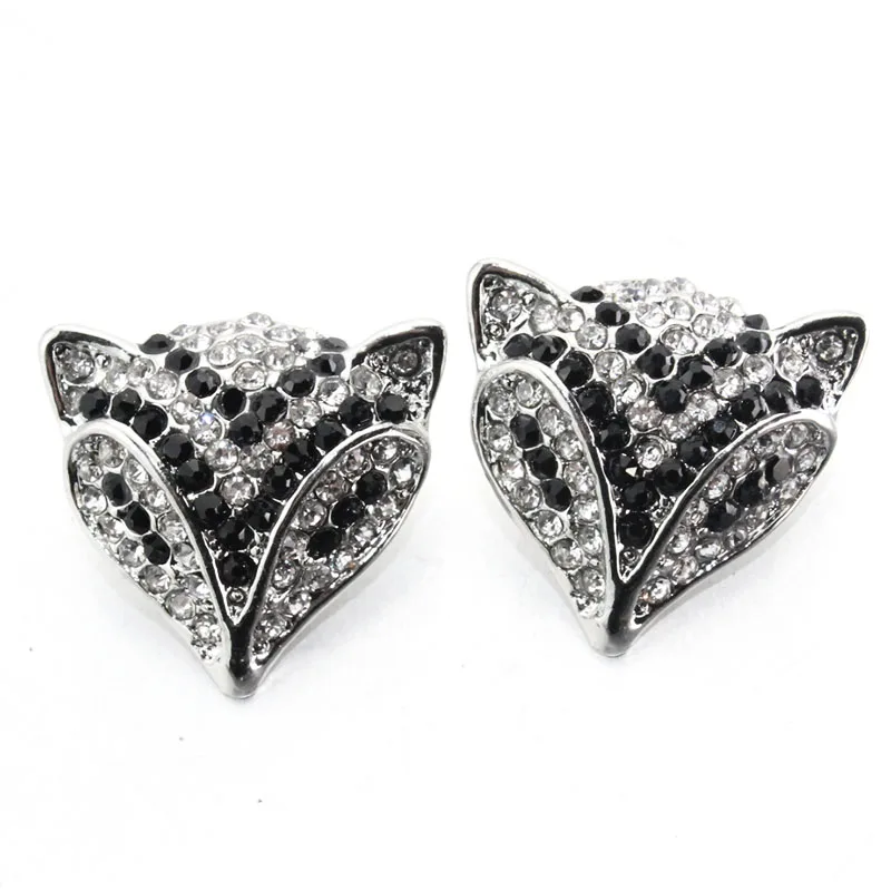 3 цвета Кристальные часы с изображением лисы женский браслет подвеской и