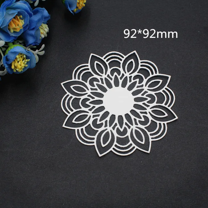 6 стилей многослойная Цветочная рамка штампы вырезание цветок металлические Вырубные штампы штамп для скрапбукинга diy тиснение изготовление бумажных карточек