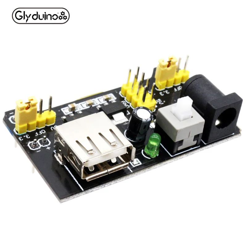 Glyduino 3 В/5 В MB102 макетная плата силовой модуль + MB 102 830 точек Solderless Прототип